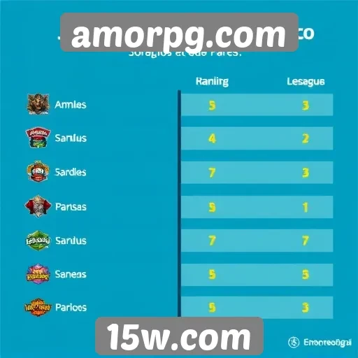 Comparativo entre jogos populares no amorpg.com